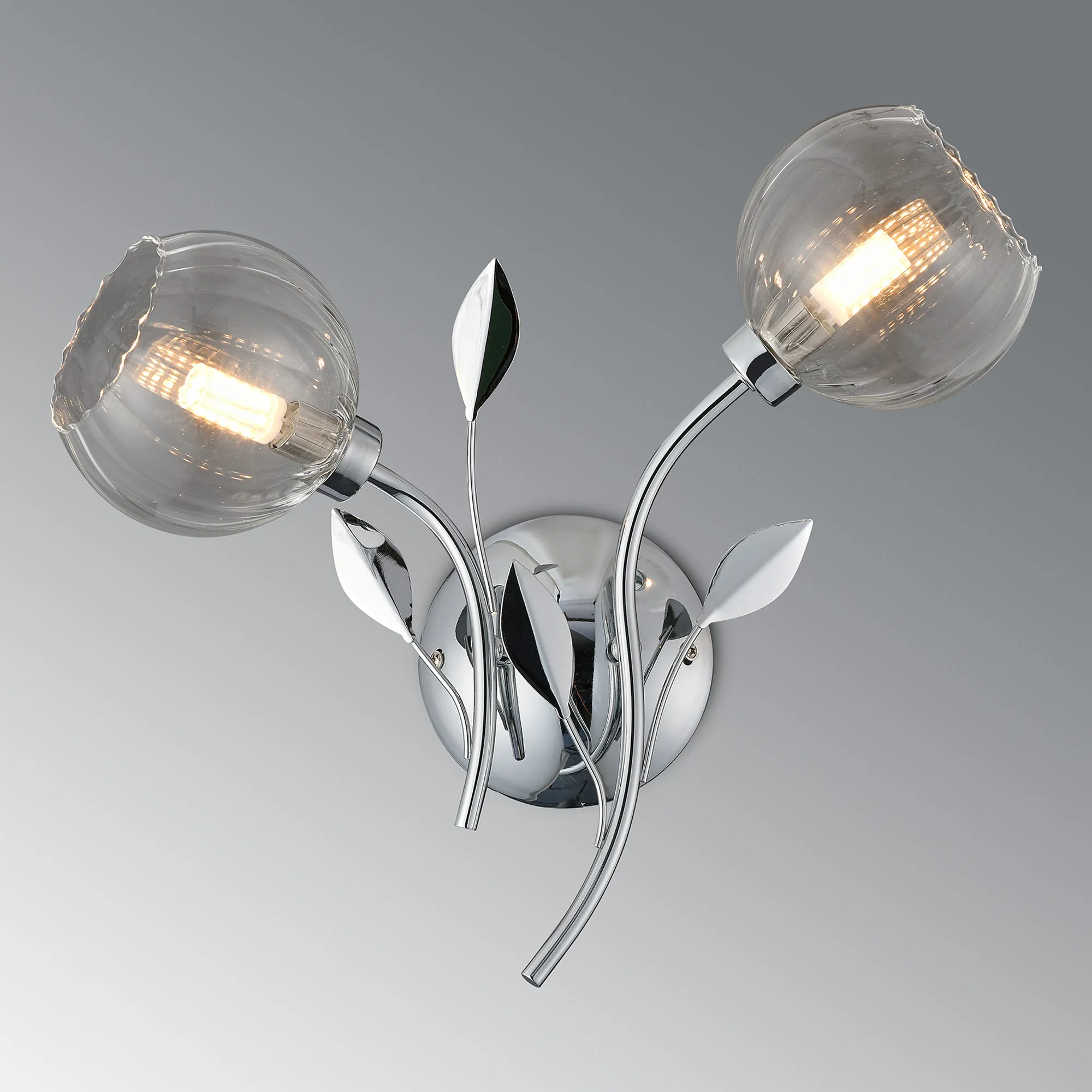 Elm Wall Lights Deco Armed Wall Lights